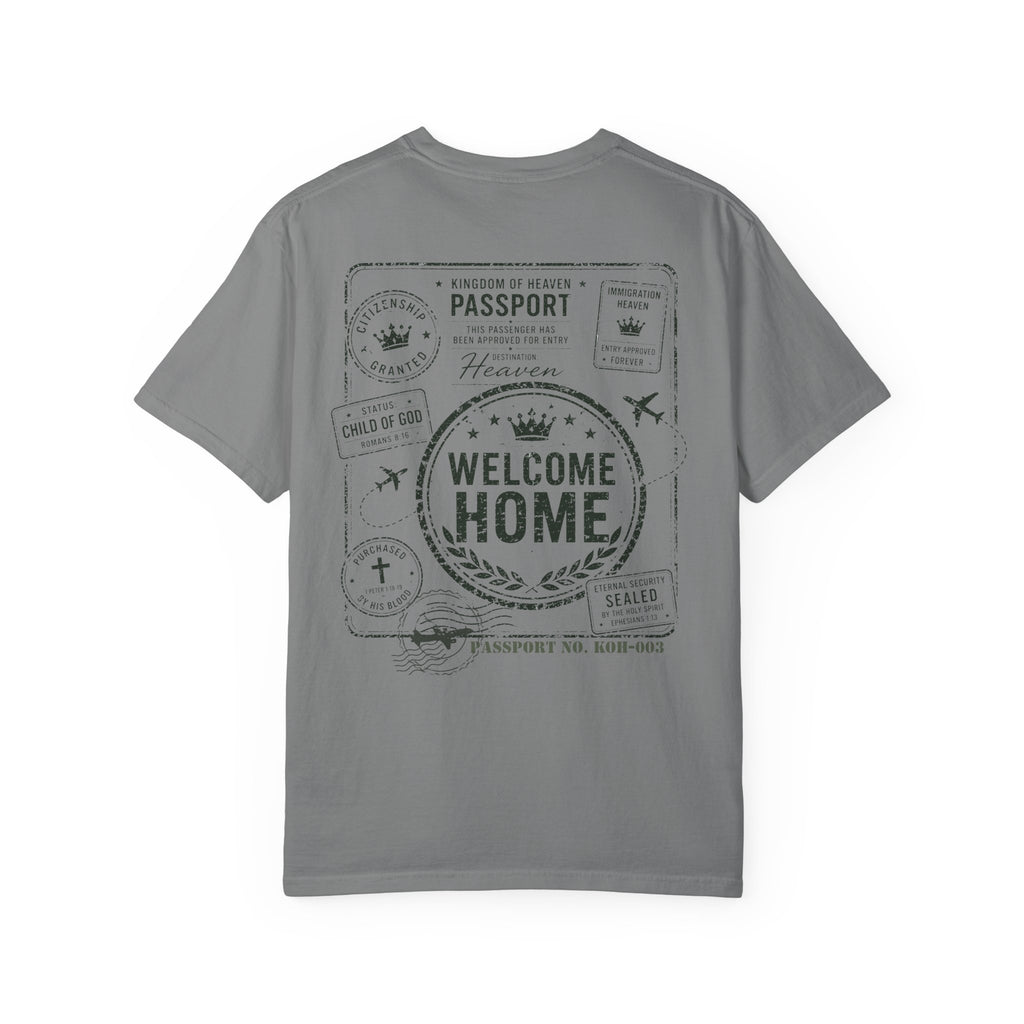 Adopted Tee — Child of God Kingdom of Heaven Passport Comfort Colors T-Shirt