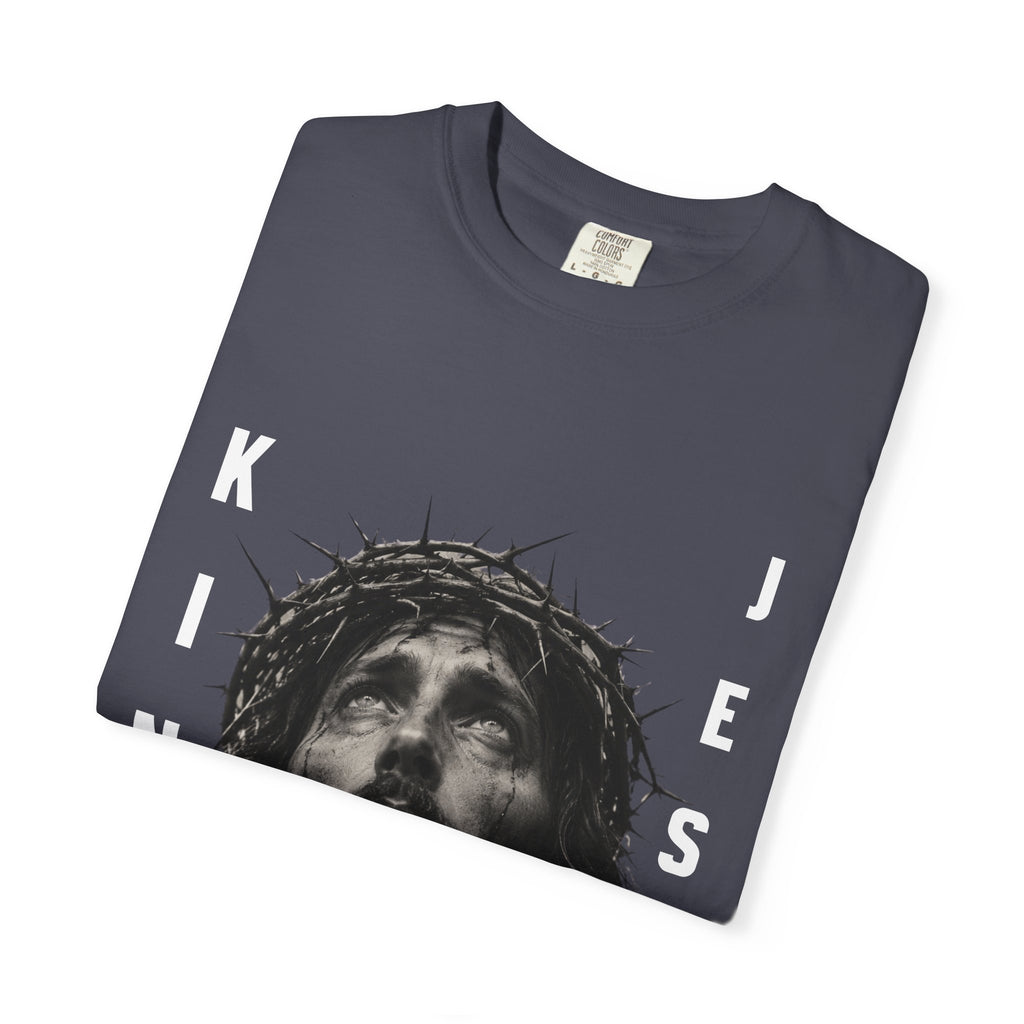 Jesus King T-Shirt — Crown of Thorns Christian Faith Graphic Tee