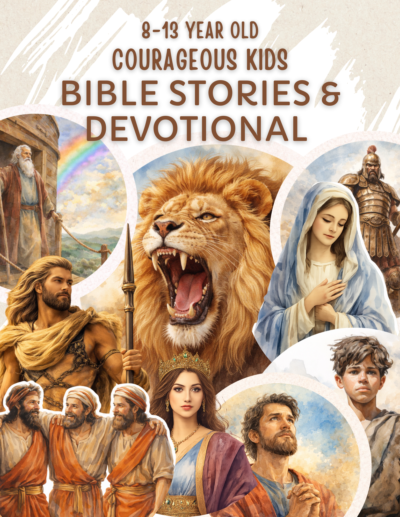 Courageous Kids - 8 Bible Stories and Devotionals