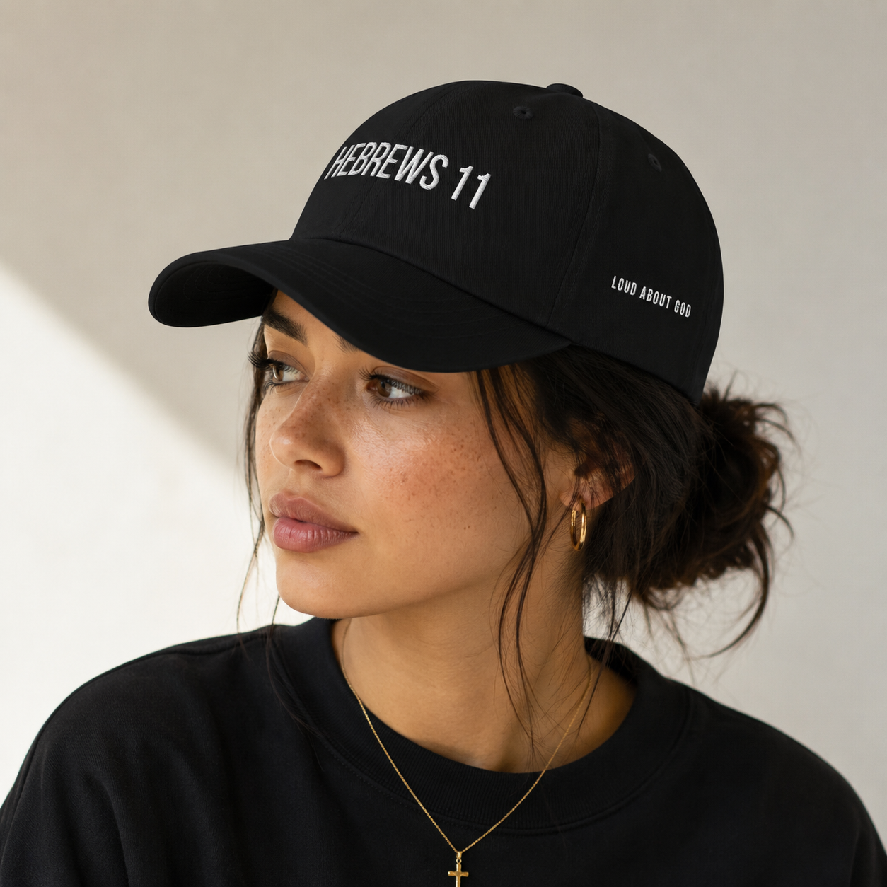 Hebrews 11 Dad Hat — Embroidered Christian Cap