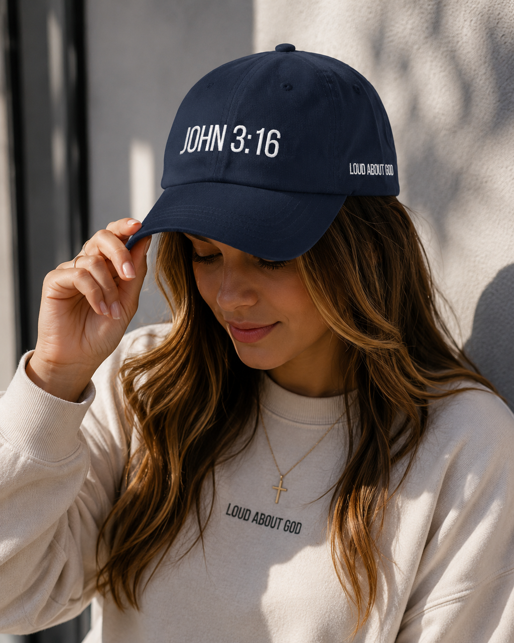 John 3:16 Embroidered Dad Hat