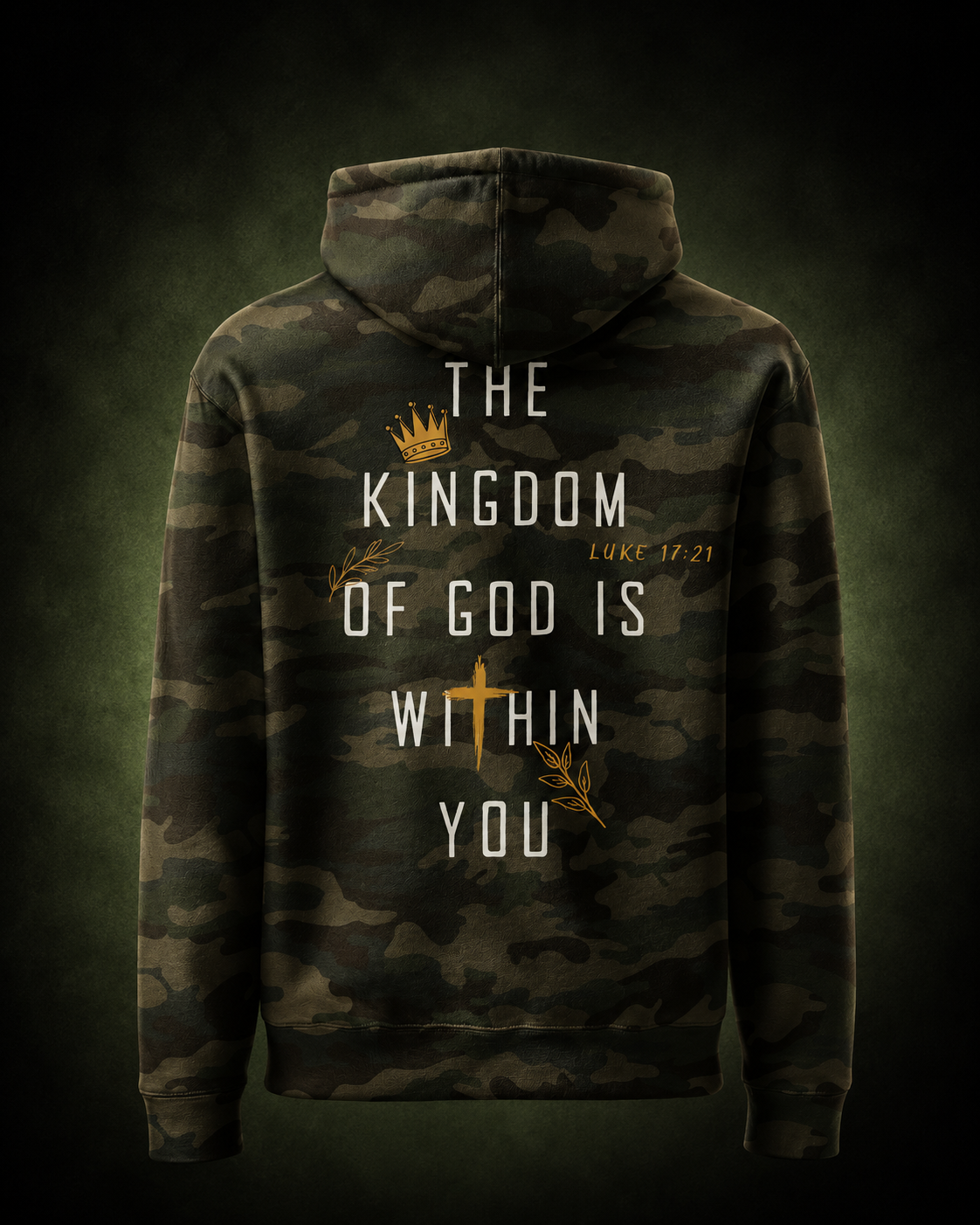 The Kingdom of God Is Within You Hoodie — Luke 17:21 Heavyweight Sweatshirt